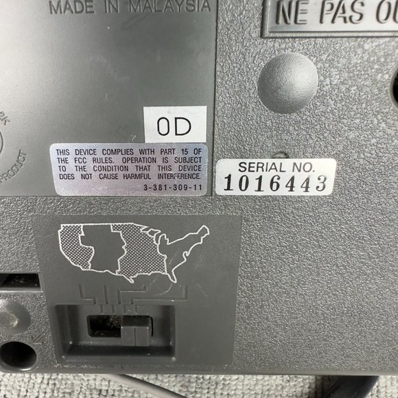 Sony ICF-C255RC Dream Machine AM/FM Radio Alarm Clock With Antenna Silver Tested - Picture 7 of 7